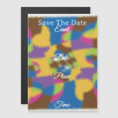 Carte Magnétique "Sauvez la Date" (Devant / Derrière)