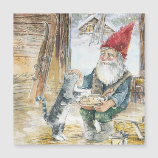 Carte Magnétique Scandinavian Christmas (Devant)