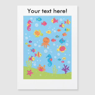 Carte Magnétique Scene.ai sous-marin mignon