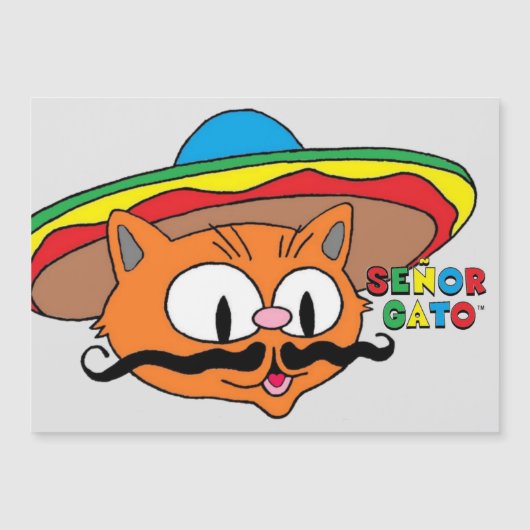 carte magnétique senor gato (Devant)