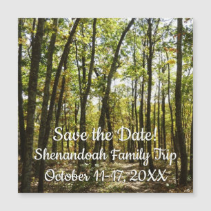 Carte Magnétique Sentier des Appalaches en octobre à Shenandoah