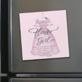 Carte Magnétique Serez-vous ma proposition personnalisée Flower Gir