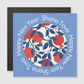 Carte magnétique Shana Tova (Devant / Derrière)