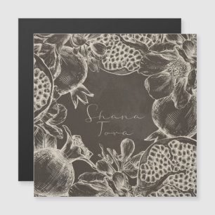 Carte Magnétique Shana Tova Rosh Hashana Nouvel An juif