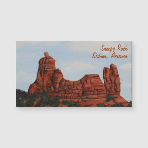 Carte Magnétique Snoopy Rock Sedona Arizona