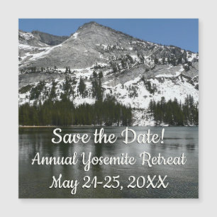 Carte Magnétique Snowy Tenaya Lake Yosemite National Park Photo