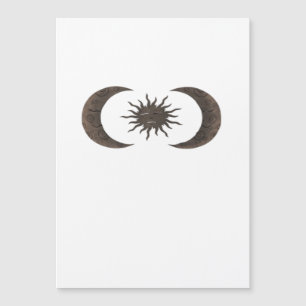 Carte Magnétique Soleils et Lunes Whimsigoth