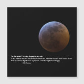 Carte Magnétique "Sommeil étendu par amour par ma" citation (Devant)