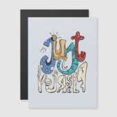 Carte Magnétique Soyez Audacieux, Sois Toi : Soyez Simplement Toi-M (Devant / Derrière)