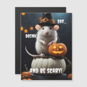 Carte Magnétique Soyez effrayant (Devant / Derrière)