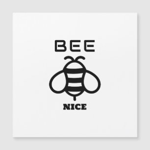 Carte Magnétique Soyez gentil avec un design minimal