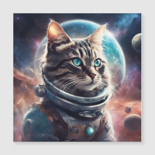 Carte Magnétique Space Kitty