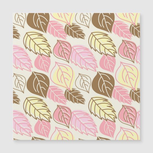 Carte Magnétique Splendor d'automne : Motif sans feuille (Devant)