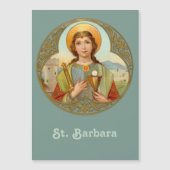 Carte Magnétique St. Barbara (BK 001) 5"x7" (Devant)