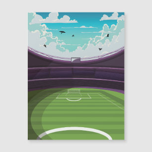 Carte Magnétique Stade de football