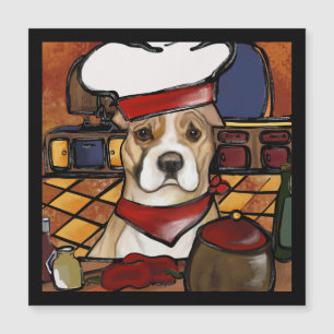 CARTE MAGNÉTIQUE STAFFORDSHIRE TERRIER AMÉRICAIN