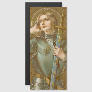 Carte Magnétique Ste Jeanne d'Arc (JM 28) 10x23 cm Magnétique
