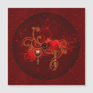 Carte Magnétique Steampunk, coeur cinglant