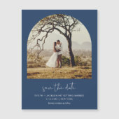 Carte Magnétique STELLA Modern Arch Photo Enregistrer la date Magne (Devant)