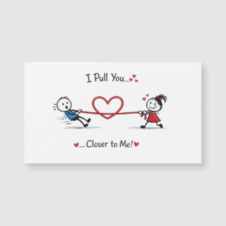 Carte Magnétique Stickman Tug of Love