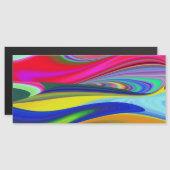 Carte Magnétique Summerrainbow, Rainbowart 3D Abstrait (Devant / Derrière)