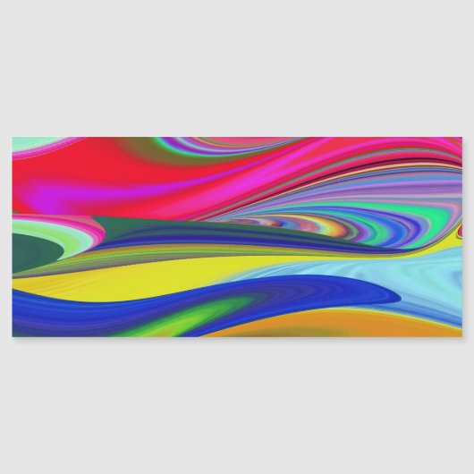 Carte Magnétique Summerrainbow, Rainbowart 3D Abstrait (Devant)