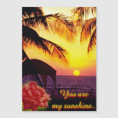 Carte Magnétique Sunshine Love (Devant)