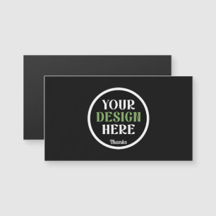 Carte Magnétique sur mesure, unique, élégant et minimaliste hershey