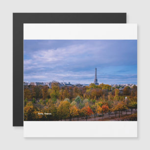 Carte Magnétique Surplombant le Jardin des Tuileries--Magnet