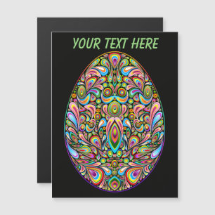 Carte Magnétique T-Shirt Bio pour Enfants avec Design Psychedelique