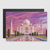 Carte magnétique Taj Mahal (Devant / Derrière)
