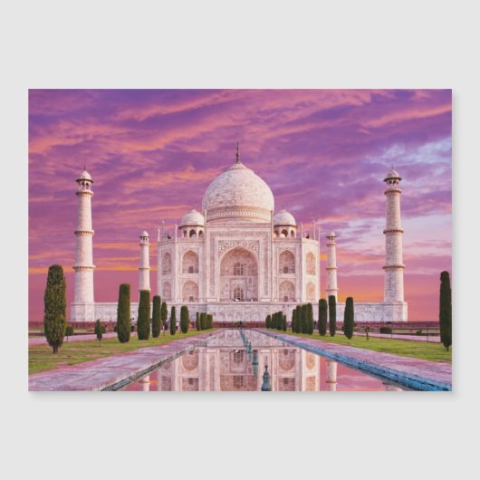 Carte magnétique Taj Mahal (Devant)