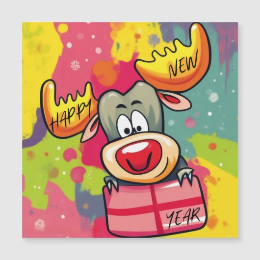 Carte Magnétique Tasse à latte (Devant)