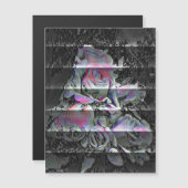 Carte Magnétique Techno Bouquet (Devant / Derrière)