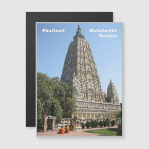 Carte Magnétique Temple Mahabodhi - Thaïlande -