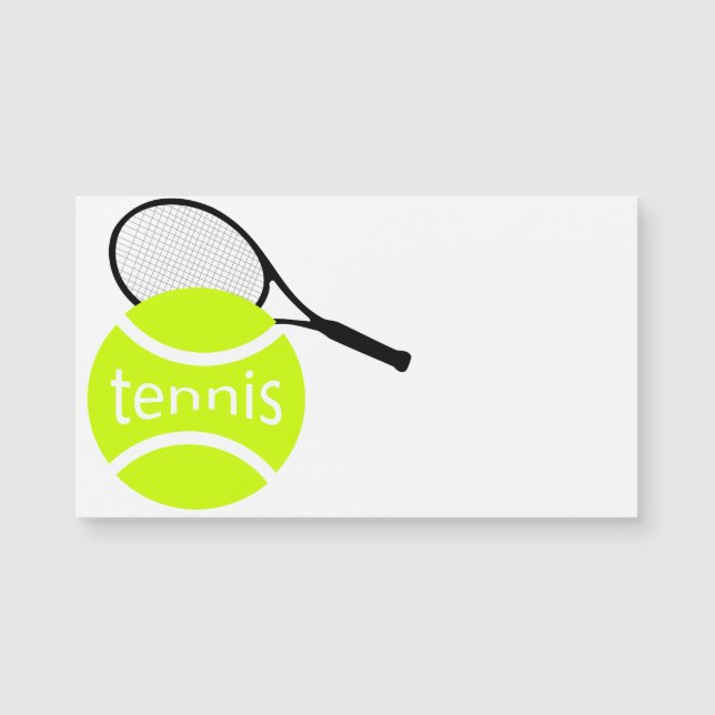 Carte Magnétique Tennis (Devant)