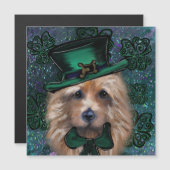 Carte Magnétique Terrier Australien      (Devant / Derrière)