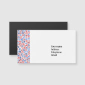 Carte Magnétique thaï (Devant / Derrière)