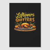 Carte Magnétique Thanksgiving Leftots Sont Pour Quitters Classic Fu (Devant)