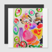 Carte Magnétique Thé de la Saint-Valentin (Devant / Derrière)