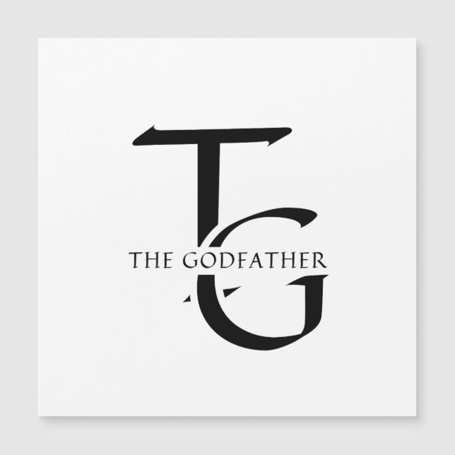 Carte Magnétique THE GODFATHER (Il Padrino) (Devant)