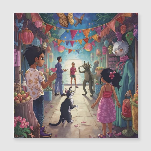 Carte Magnétique The Market Between Worlds (Devant)