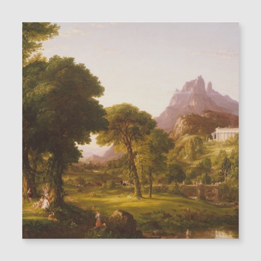 Carte Magnétique Thomas Cole Dream d'Arcadia (Devant)