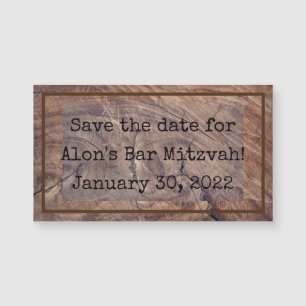 Carte Magnétique Timberlines Magnetic Save the Date Card