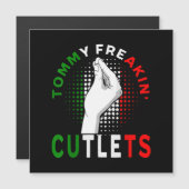 Carte Magnétique Tommy Cutlets (Devant / Derrière)