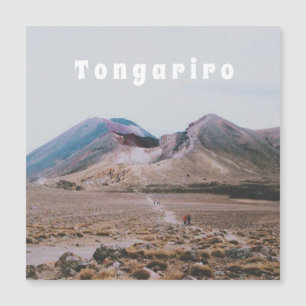 Carte Magnétique Tongariro Parc national, Nouvelle-Zélande Souvenir