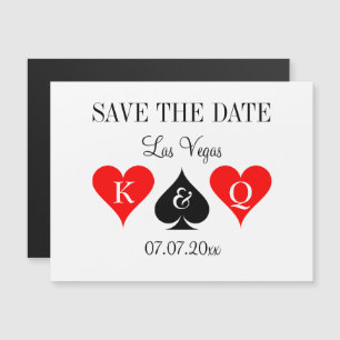 Carte Magnétique Top Las Vegas mariage magnétique enregistrer les c