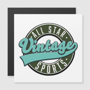 Carte Magnétique tous les sports vintage