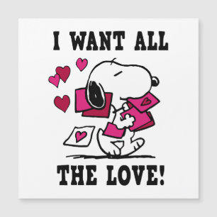 Carte Magnétique Tout l'amour Valentine