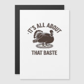 Carte Magnétique Tout Sur Ce Baste Noël tendance (Devant / Derrière)